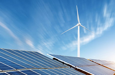 Nutzen Sie die Lösungen von EWE für erneuerbare Energiequellen.