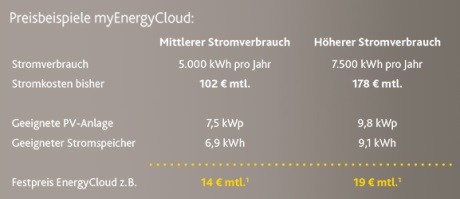 So rechnet sich die EnergyCloud von EWE für Sie.