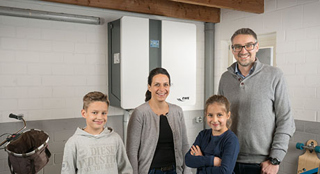 Familie Meistermann und Ihr EWE Stromspeicher