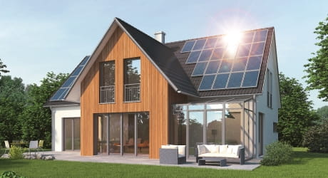 Finden Sie den passenden Stromspeicher für eine große PV-Fläche.